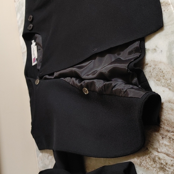 Vtg Prophecy Black Crepe Wool Jacket - Picture 12 of 14